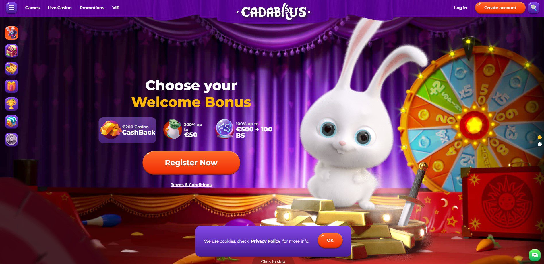 Cadabrus Casino Webstite Review